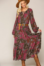 Load image into Gallery viewer, Albuquerque Patchwork BoHo Maxi Dress

