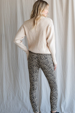 Load image into Gallery viewer, NYC Trip Leopard Distressed Skinny Jean
