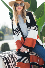 Load image into Gallery viewer, Wyoming Plains Wide Stripe Cardigan
