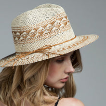 Load image into Gallery viewer, Motley Open-Weave Panama Hat
