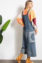 Load image into Gallery viewer, Lowery Bandanna Oversized Overalls
