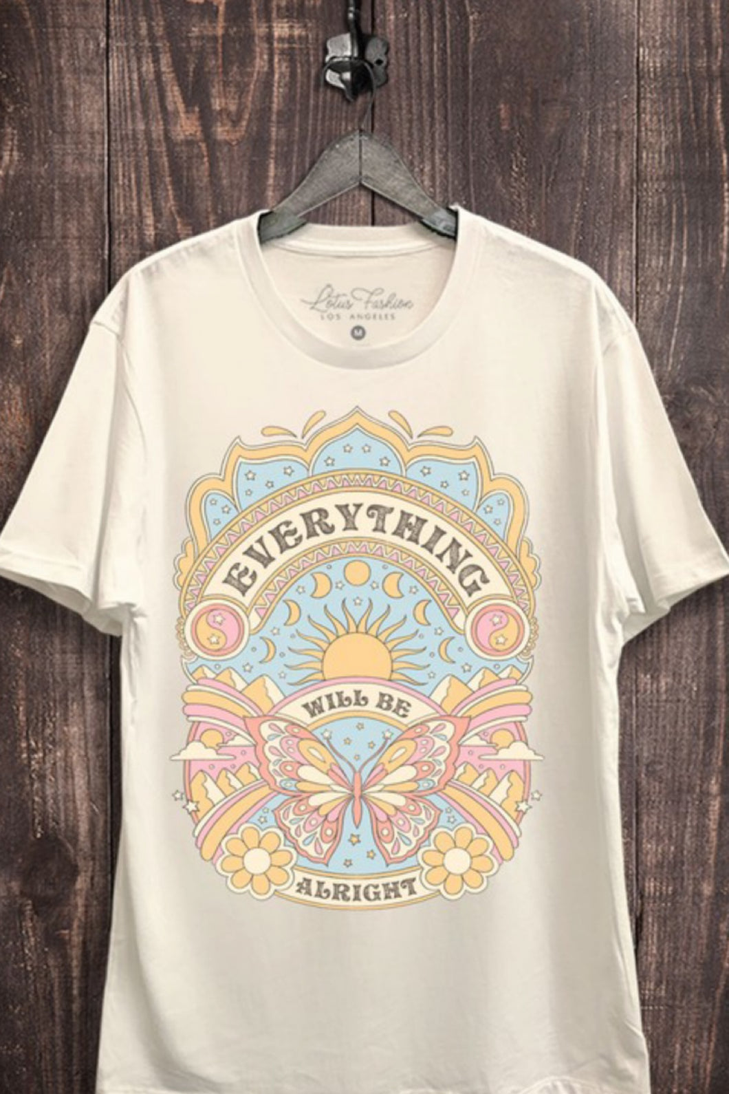 Everything Will Be Alright Lotus Brand Tee