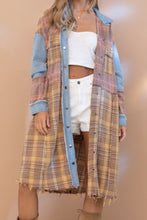 Load image into Gallery viewer, Over Draw Jean &amp; Plaid Jacket
