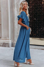 Load image into Gallery viewer, Mia Button Up Cardi Cover Maxi Dress
