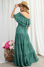 Load image into Gallery viewer, Summer Abroad Tier Maxi Dress
