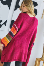 Load image into Gallery viewer, Lottie Stack Up Rings Bubble Sleeve  Cardigan
