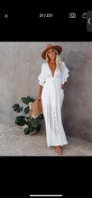 Load image into Gallery viewer, Coachella Button Kimono Dress
