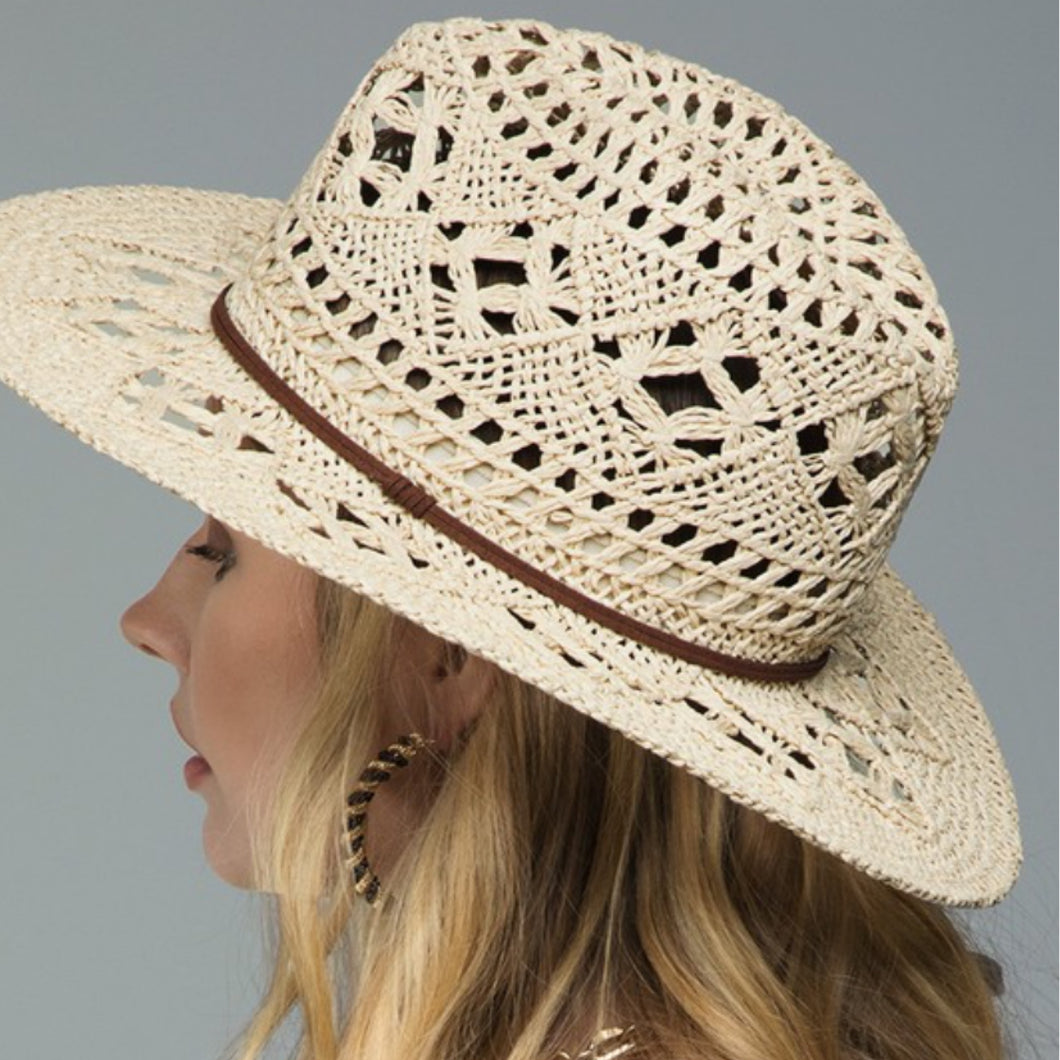 Savanna Open-Weave Panama Hat