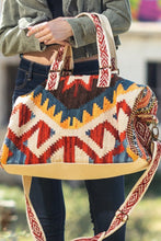 Load image into Gallery viewer, Marla Woven Design Travel Duffle
