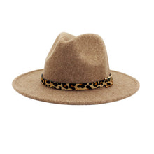 Load image into Gallery viewer, Just A Touch Of Leopard Pinched Fedora
