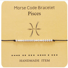 Load image into Gallery viewer, What’s Your Sign? Morse Code Bracelet

