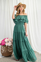 Load image into Gallery viewer, Summer Abroad Tier Maxi Dress

