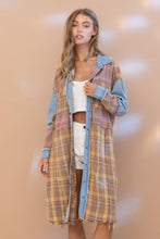 Load image into Gallery viewer, Over Draw Jean &amp; Plaid Jacket
